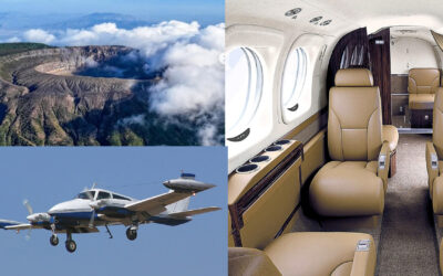 Flights in a Cessna 310 Light Aircraft